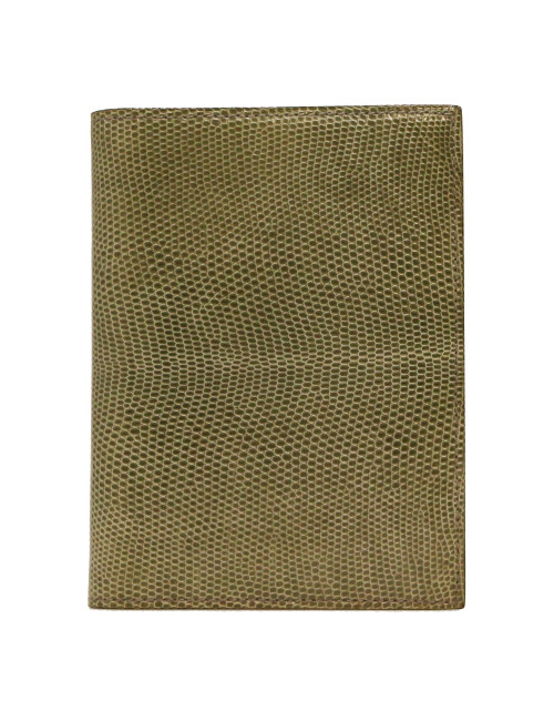 Porte agenda HERMES lezard vert