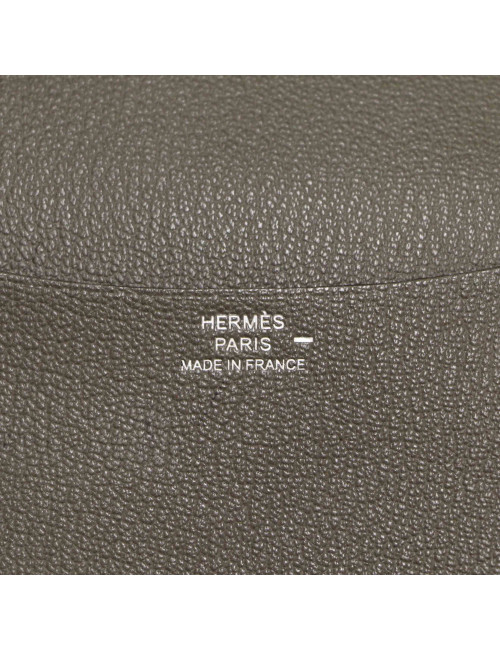 Porte agenda HERMES lezard vert