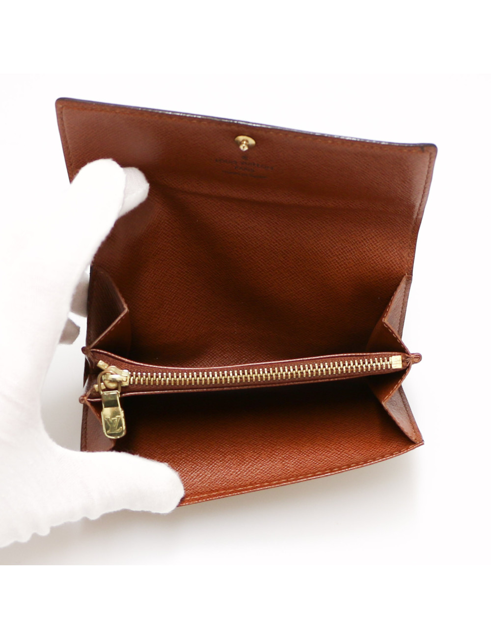 Porte monnaie LOUIS VUITTON toile Monogram