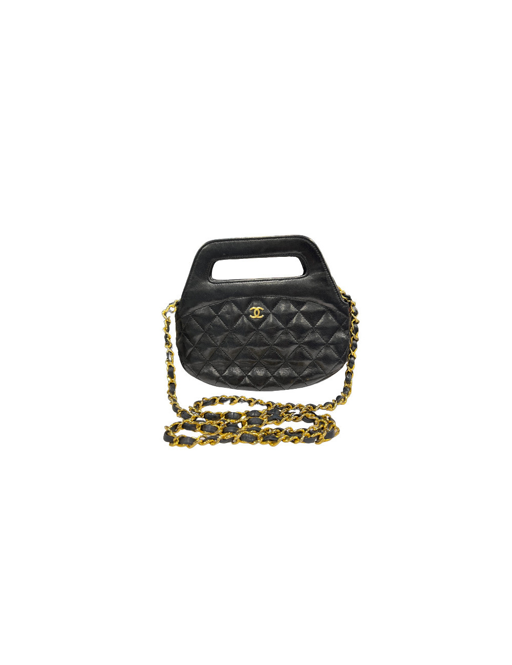 Mini sac CHANEL noir bandoulière