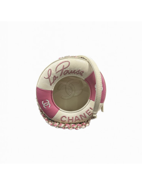 Sac La Pausa CHANEL rose et blanc