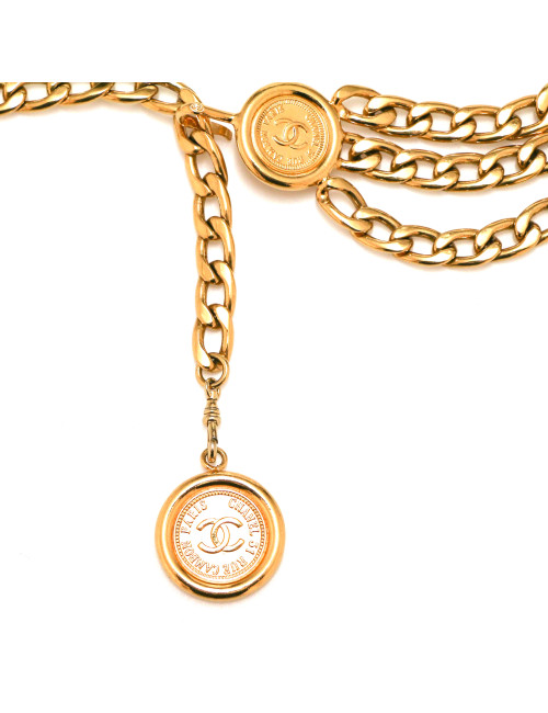 Ceinture triple rangs CHANEL Vintage