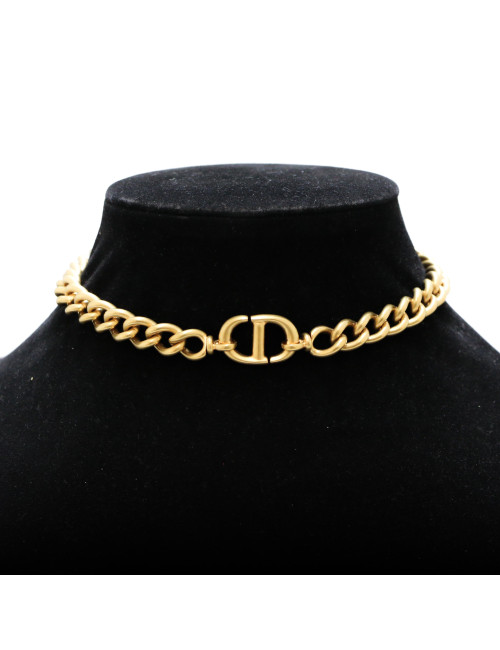 Collier CHRISTIAN DIOR doré