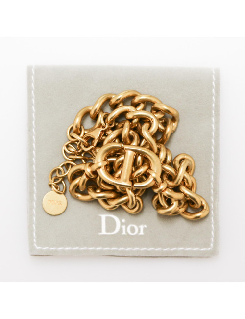 Collier CHRISTIAN DIOR doré
