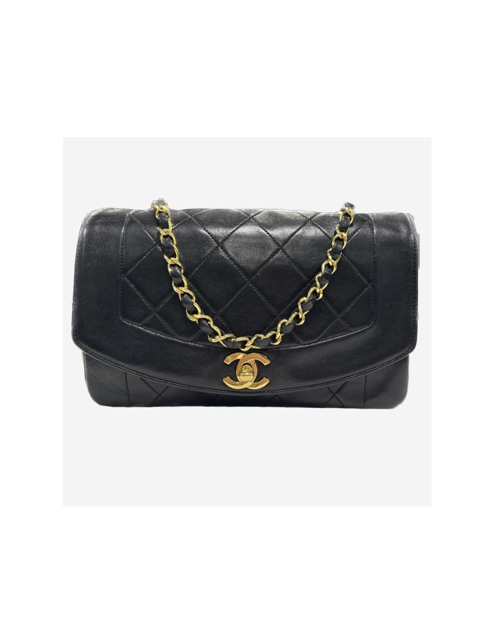 Small Diana matelassé CHANEL noir