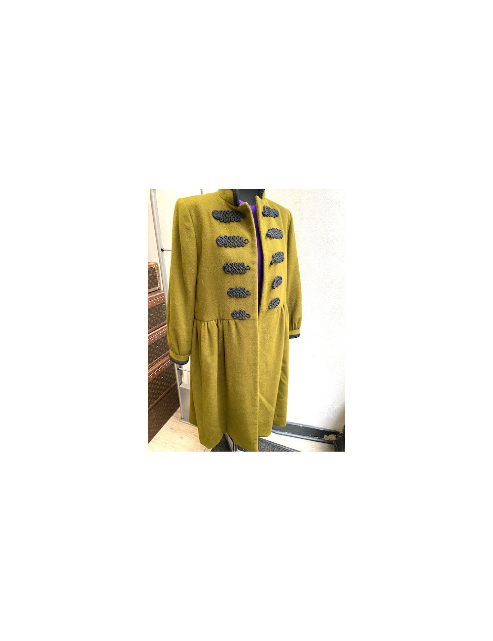 Manteau YVES SAINT LAURENT RIVE GAUCHE kaki