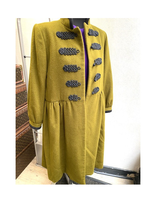 Manteau YVES SAINT LAURENT RIVE GAUCHE kaki