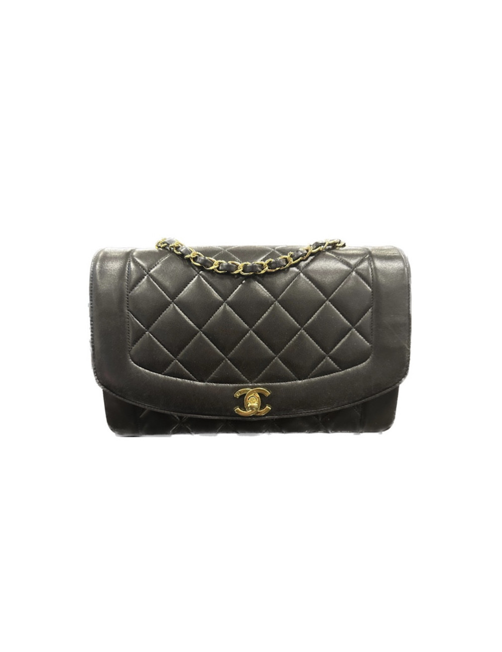 Sac CHANEL vintage Diana noir