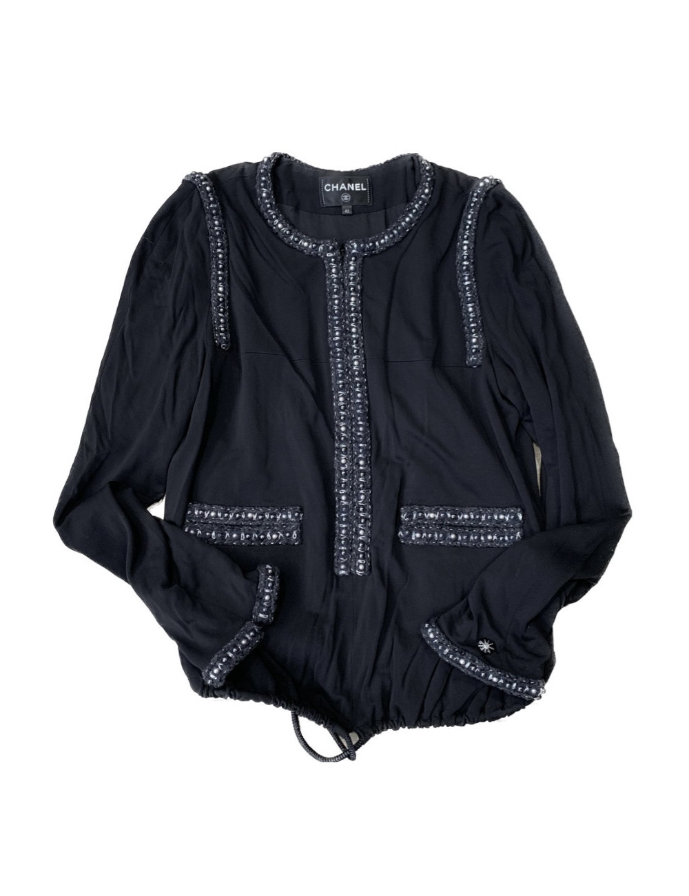 Blouse CHANEL t40 noire