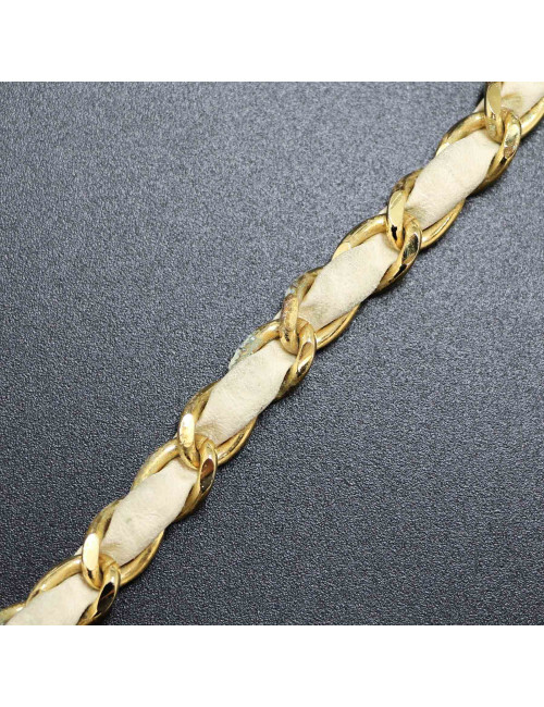 Petit sac CHANEL vintage beige