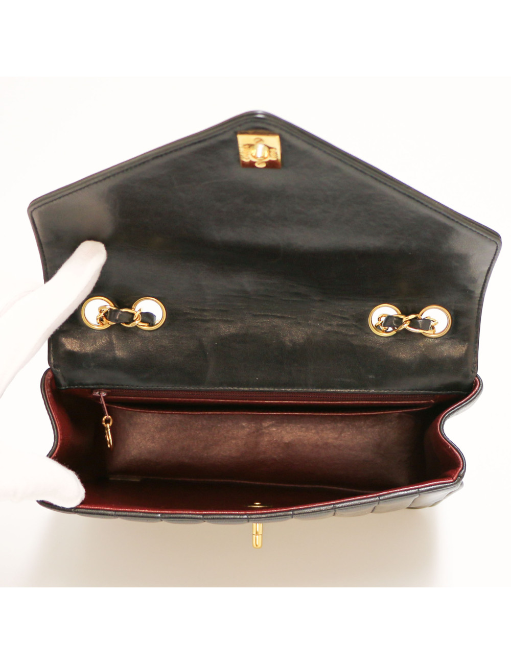 Sac chevron CHANEL vintage