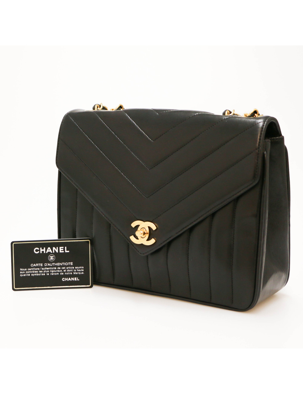 Sac chevron CHANEL vintage