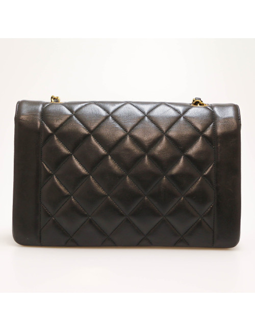 Sac vintage Diana CHANEL noir
