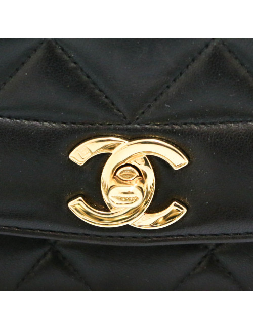 Sac vintage Diana CHANEL noir