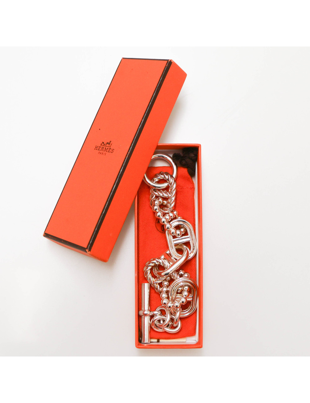 Bracelet HERMES GM Parade argent