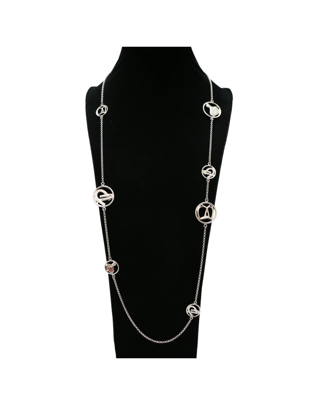 Sautoir Jump HERMES argent