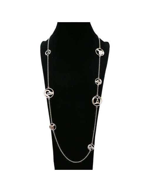 Sautoir Jump HERMES argent