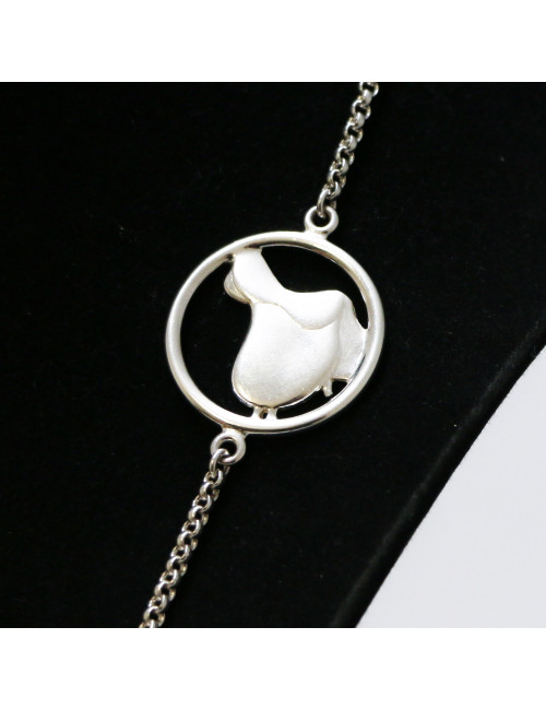 Sautoir Jump HERMES argent