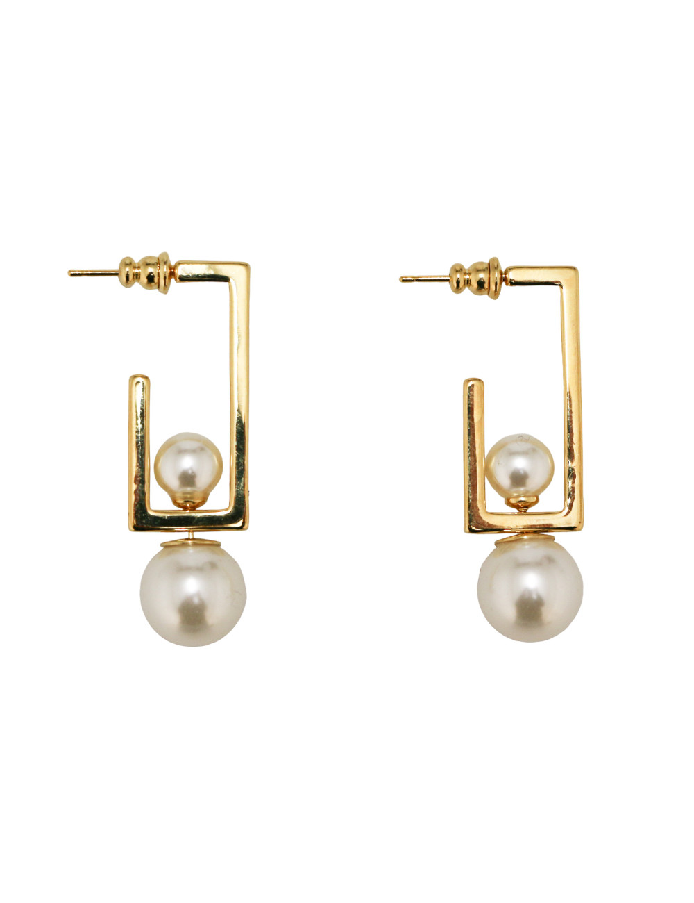 Boucles d'oreille DIOR Clous perles