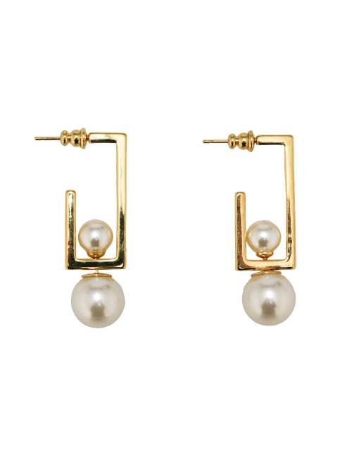 Boucles d'oreille DIOR Clous perles