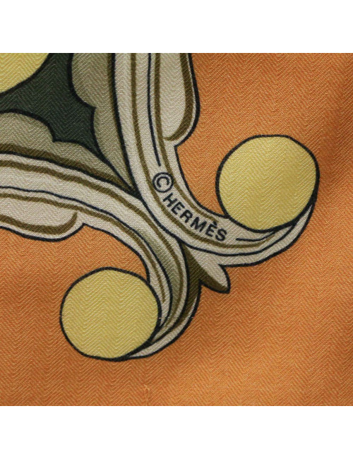 Châle HERMES Animaux solaires