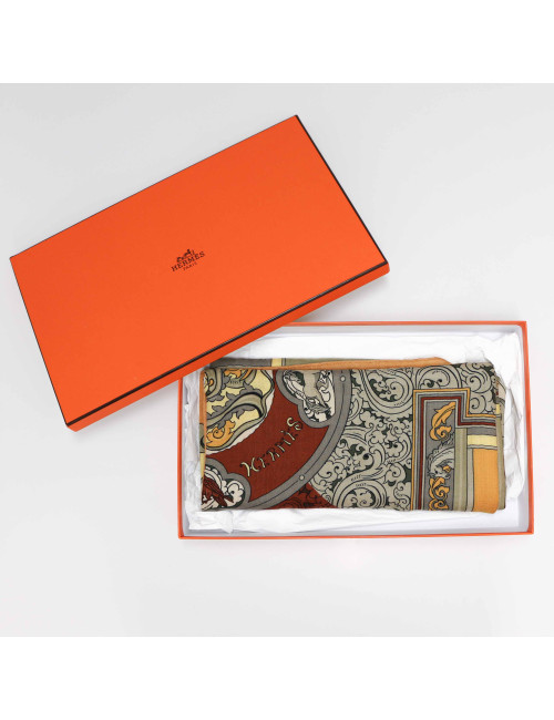 Châle HERMES Animaux solaires