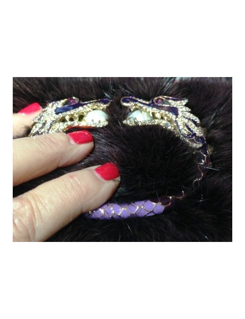 petit sac du soir GUCCI bijou en vison