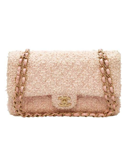 Sac CHANEL tweed rose