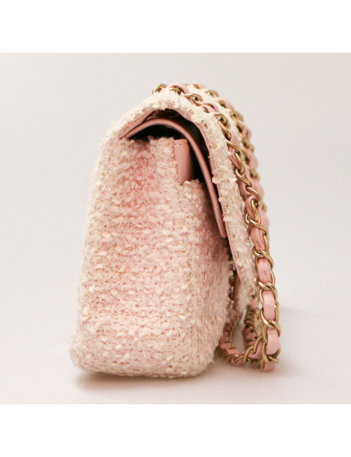 Sac CHANEL tweed rose