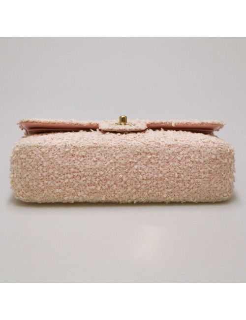 Sac CHANEL tweed rose