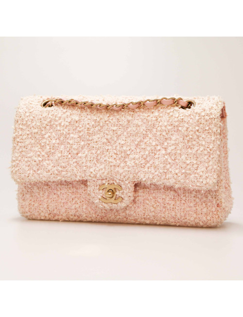 Sac CHANEL tweed rose