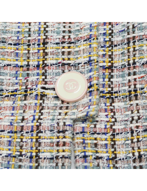 Veste CHANEL tweed manche 3/4