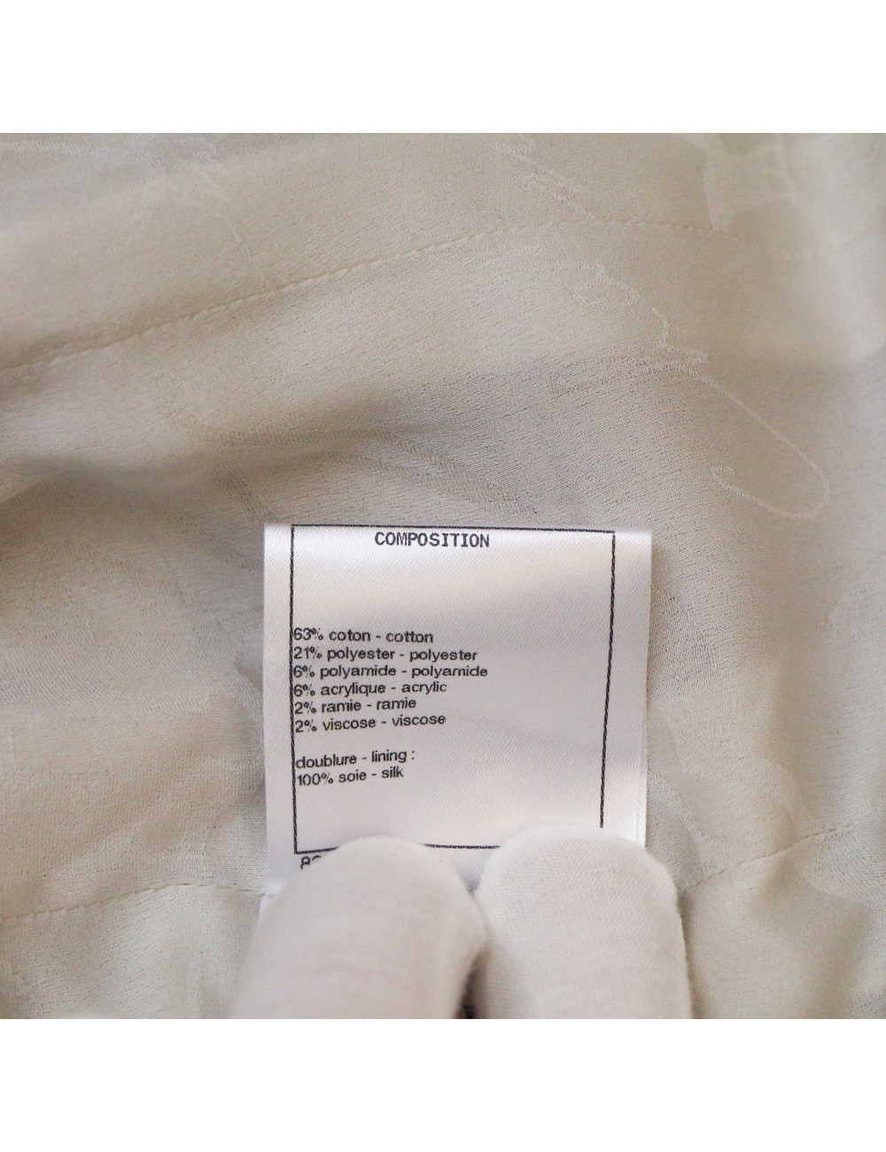 Veste CHANEL t40 manche 3/4