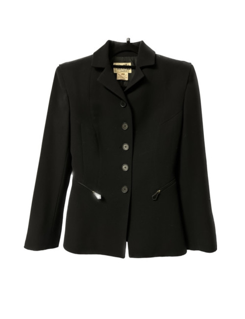 Veste T 36 HERMES bleu nuit