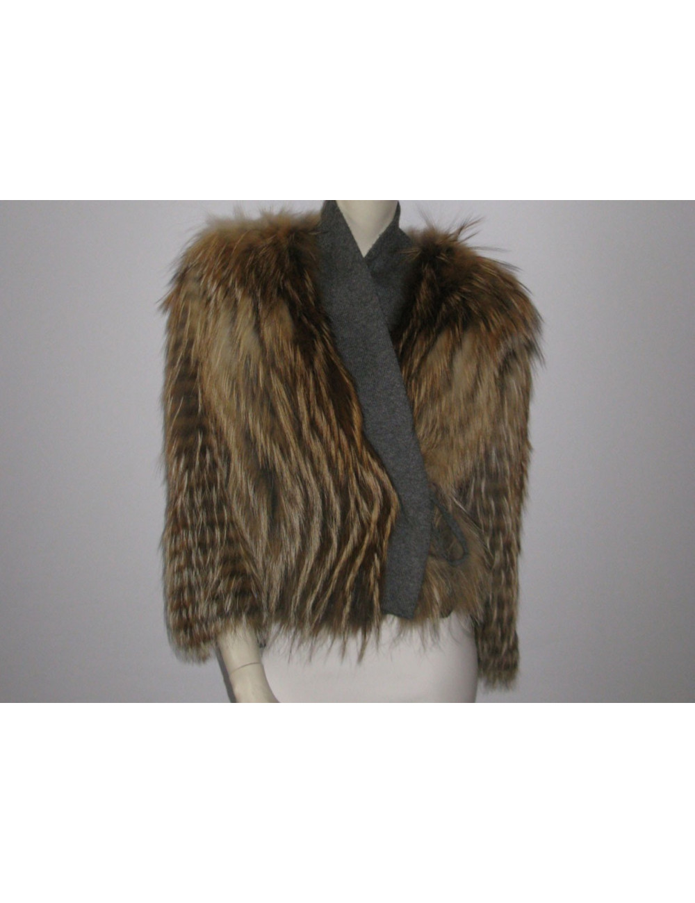 veste "245 SAINT HONORE" fourrure réversible