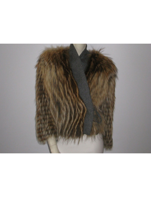 veste "245 SAINT HONORE" fourrure réversible