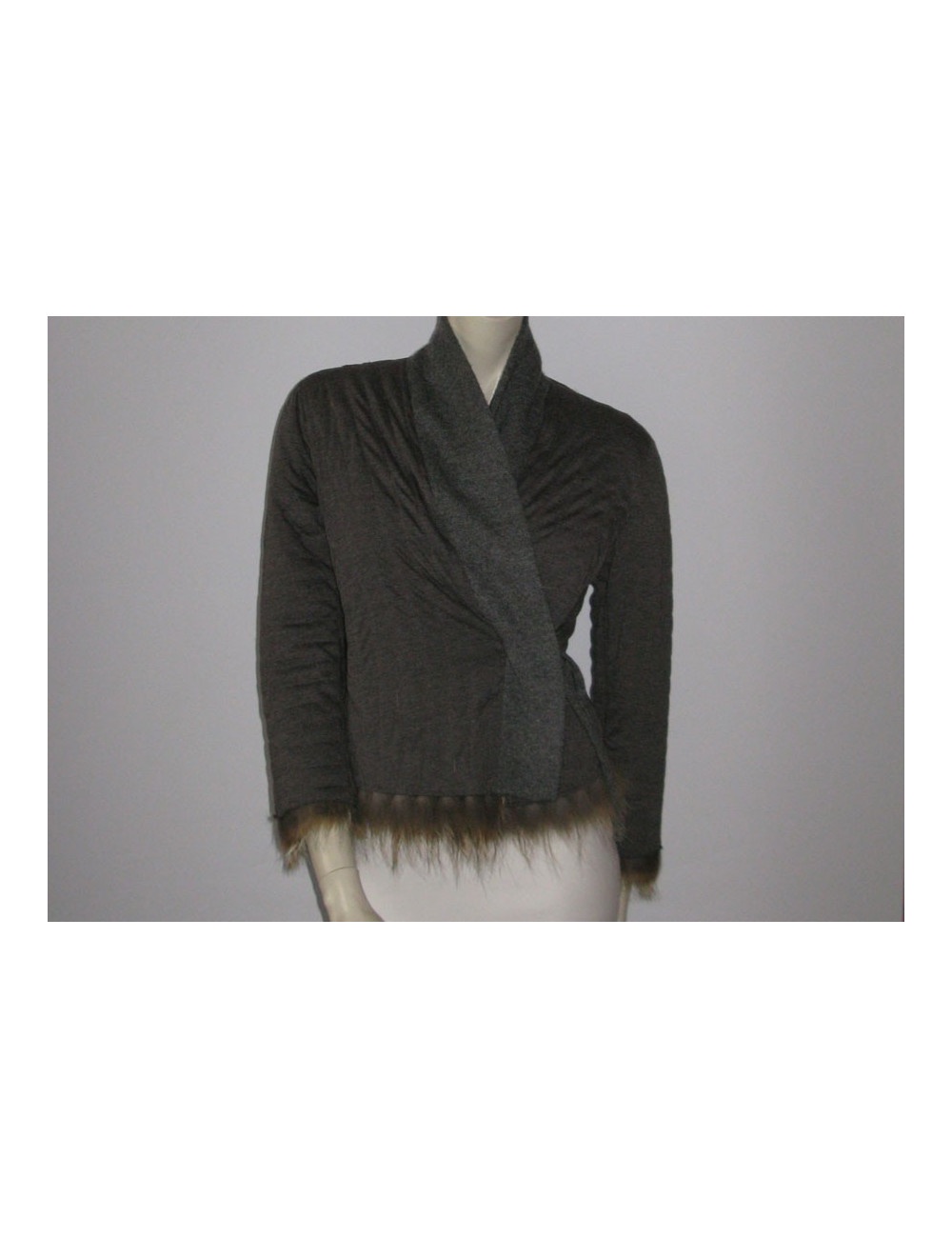 veste "245 SAINT HONORE" fourrure réversible