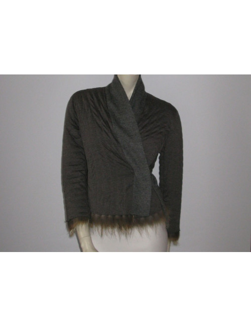 veste "245 SAINT HONORE" fourrure réversible