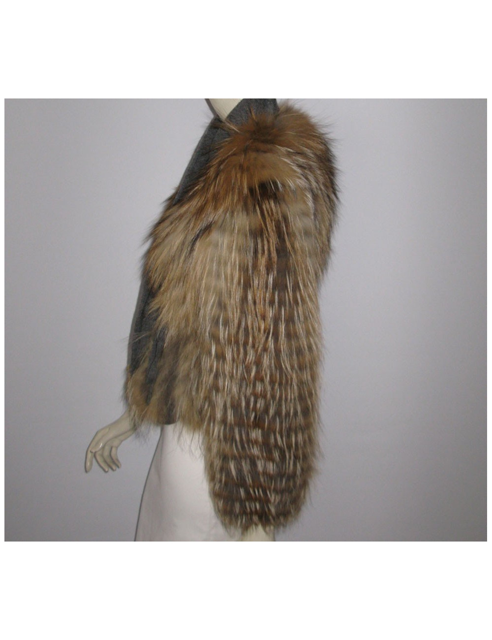 Veste "245 SAINT HONORE" fourrure réversible en renard