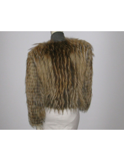 veste "245 SAINT HONORE" fourrure réversible