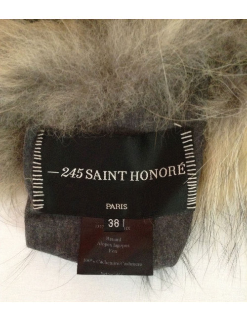 veste "245 SAINT HONORE" fourrure réversible