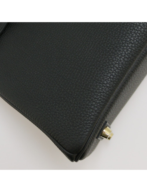 Birkin 30 HERMES togo noir doré