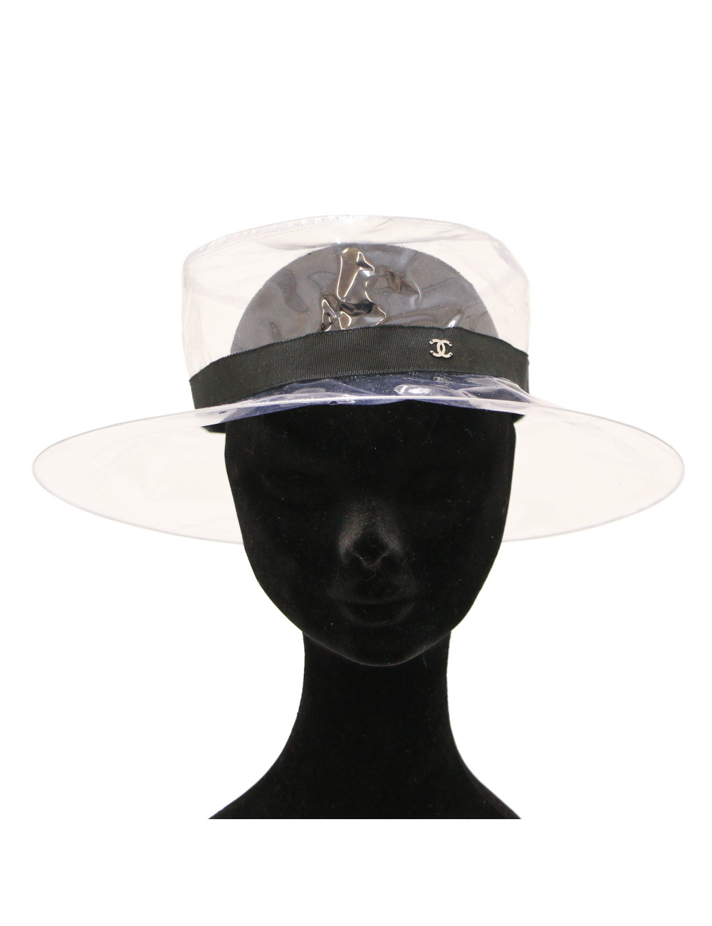 Chapeau CHANEL transparent