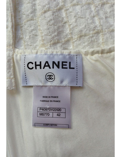 Robe écrue CHANEL  T 42