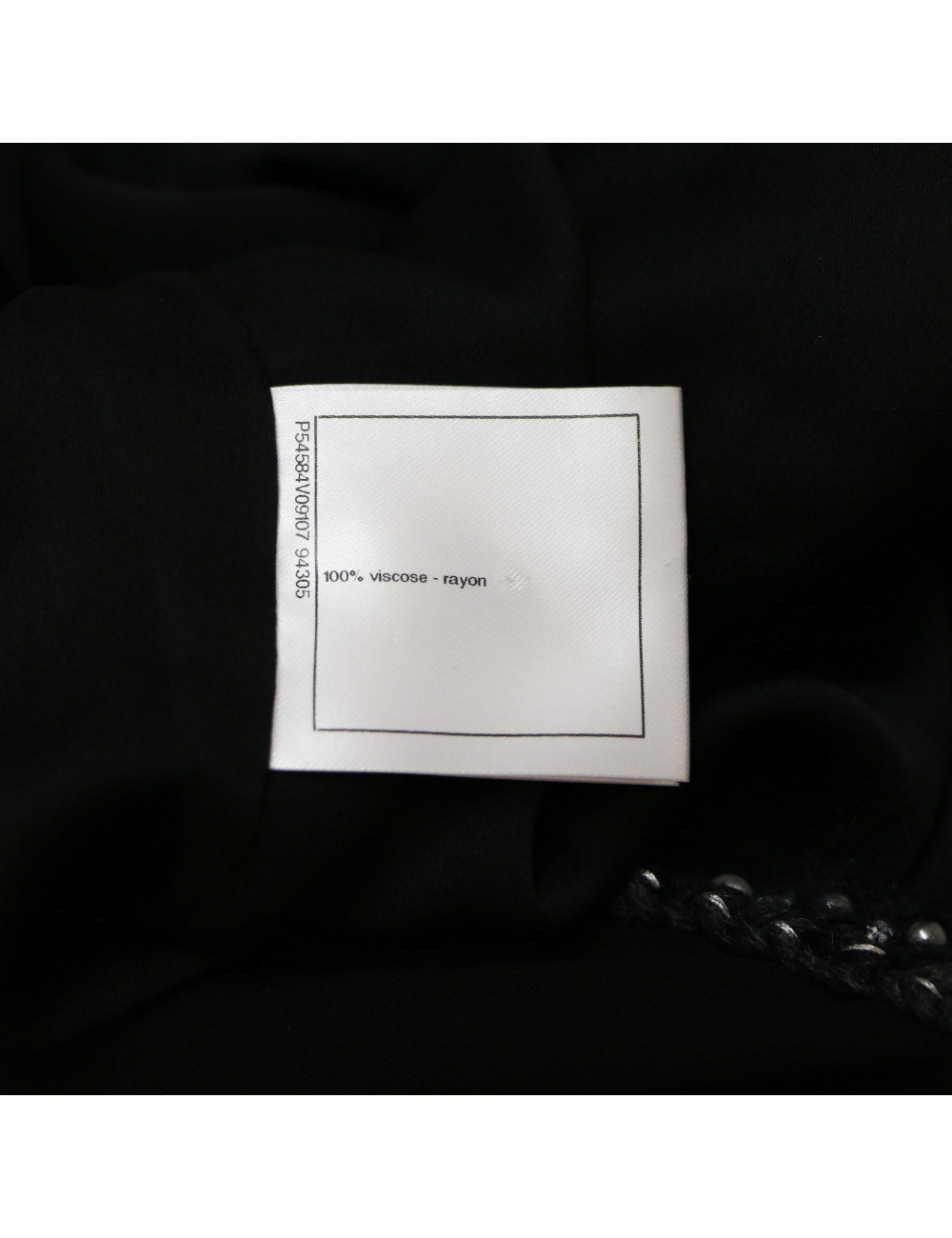 Blouse CHANEL t42 noire