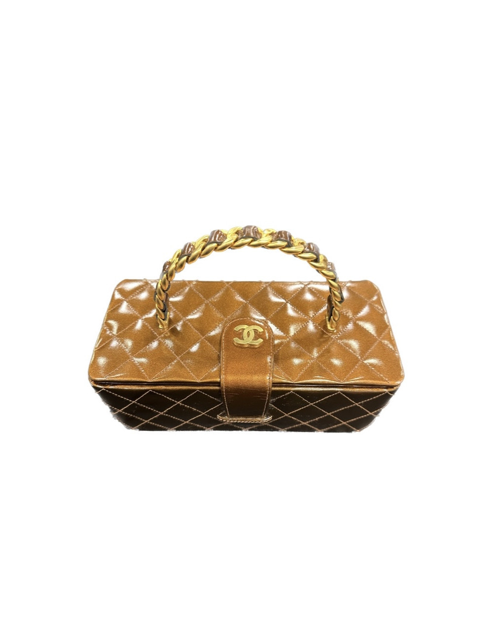CHANEL Vanity case bronze irisé