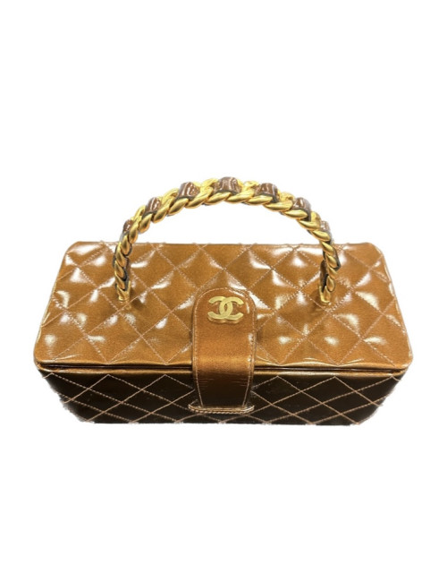 CHANEL Vanity case bronze irisé
