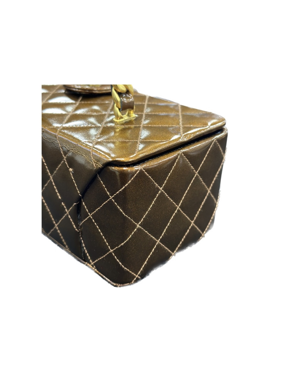 CHANEL Vanity case bronze irisé