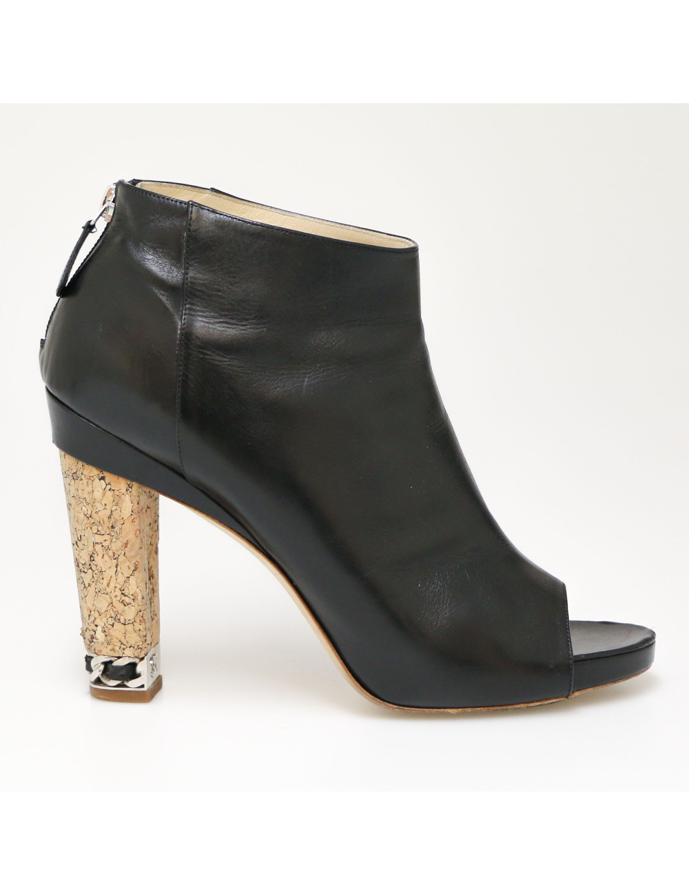 Boots ouvertes CHANEL T41