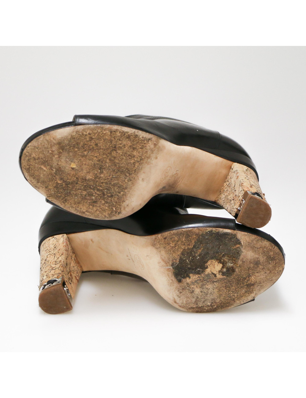 Boots ouvertes CHANEL T41